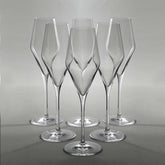 Bohemia Crystal Louvre Champagne Glass set of 6